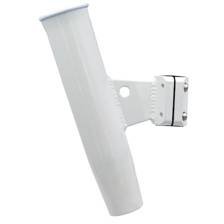 C.E. Smith Pkg. Alum Vert ClampOn White 1.315 in. OD 1-5/16 in., w/Sleeve 53716
